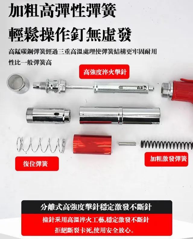 全鋼迷你消音打釘器