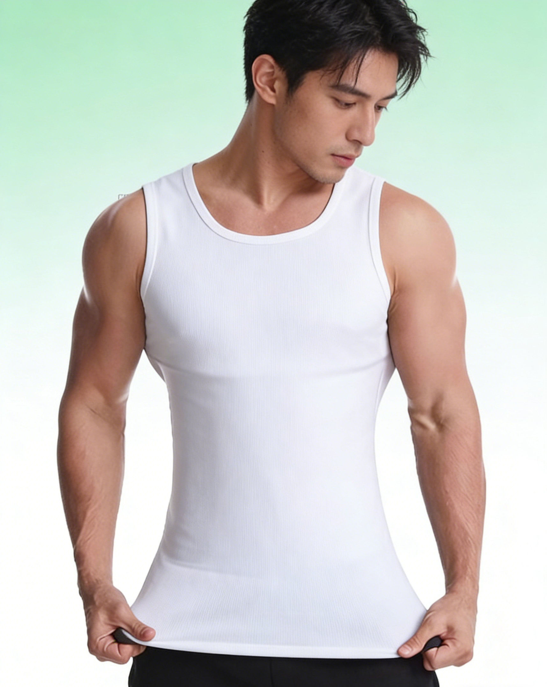 เสื้อกระชับสัดส่วนผู้ชาย รุ่นใหม่ Gen 3: เก็บพุง เสริมหน้าอก ลดหุ่นให้ดูผอมเพรียวทันที | เนื้อผ้าพรีเมียม ระบายอากาศดี ใส่สบาย ไม่ร้อน