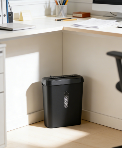 เครื่องย่อยกระดาษแบบละเอียด - ทำลายชื่อ-ที่อยู่บนซองพัสดุ ป้องกันมิจฉาชีพกู้ข้อมูล - ปลอดภัยกว่าใช้ปากกาลบ