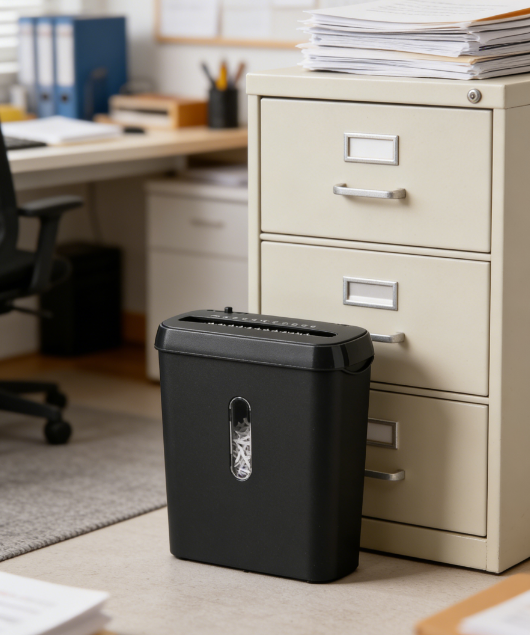 เครื่องย่อยกระดาษแบบละเอียด - ทำลายชื่อ-ที่อยู่บนซองพัสดุ ป้องกันมิจฉาชีพกู้ข้อมูล - ปลอดภัยกว่าใช้ปากกาลบ