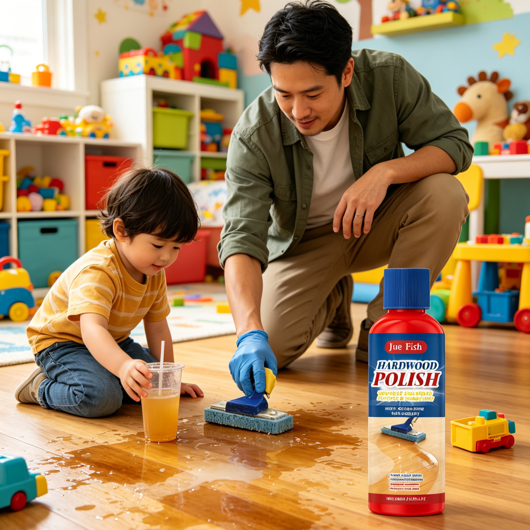 น้ำยาซ่อมรอยขีดข่วนพื้นไม้และเฟอร์นิเจอร์ | คืนความเงางาม เหมือนใหม่ | DIY ง่ายๆ