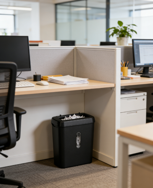 เครื่องย่อยกระดาษแบบละเอียด - ทำลายชื่อ-ที่อยู่บนซองพัสดุ ป้องกันมิจฉาชีพกู้ข้อมูล - ปลอดภัยกว่าใช้ปากกาลบ