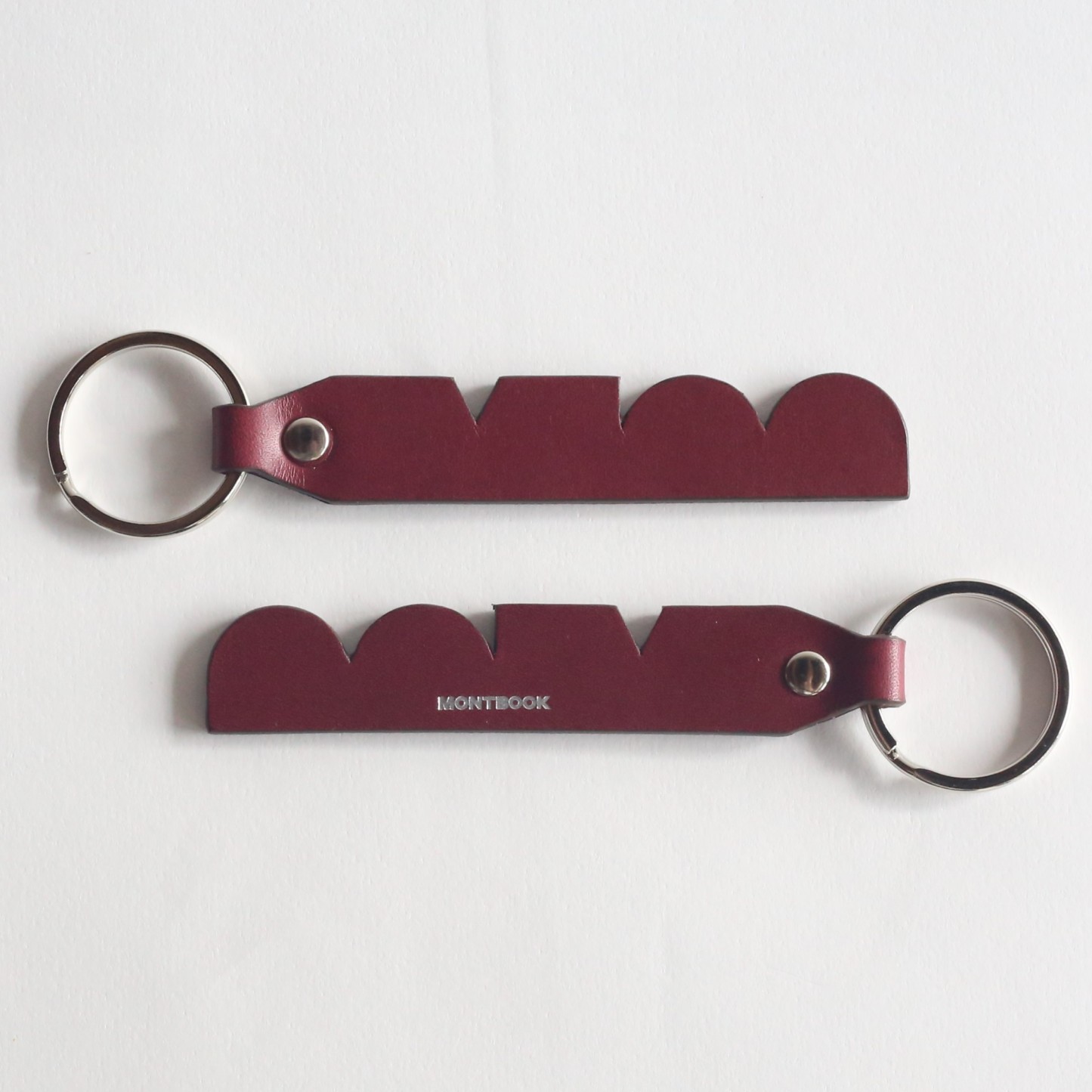 Montbook Logo Key Holder wine