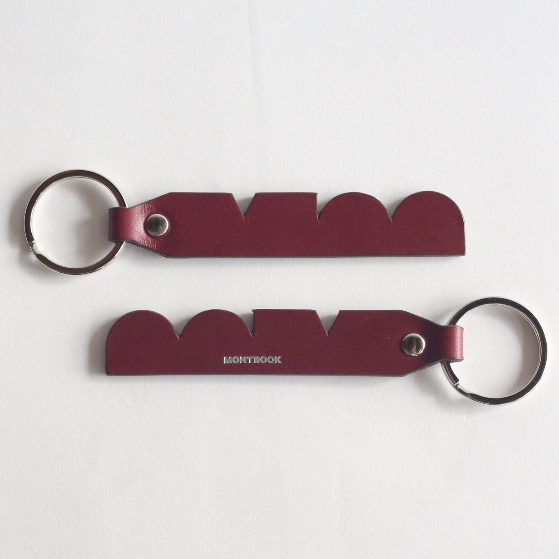 Montbook Logo Key Holder wine