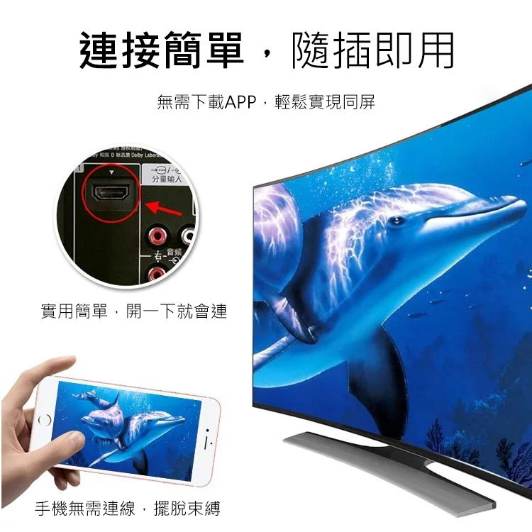 高清4K無線投屏器