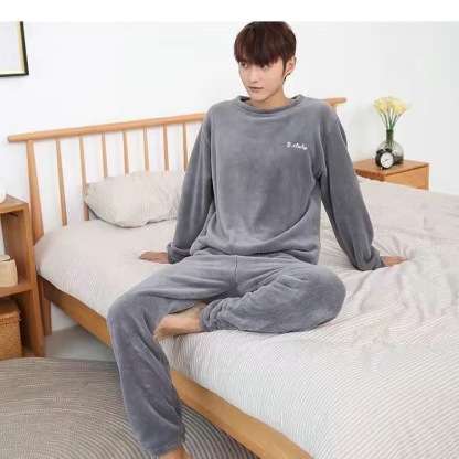 加厚升級男女同款珊瑚絨睡衣