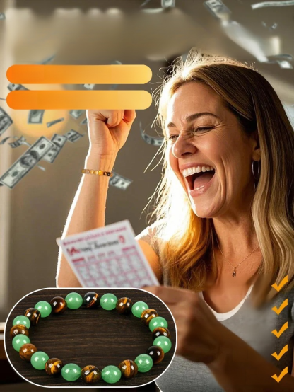 招財轉運虎眼石手串，金黃紋路討喜寓意順遂，質地細膩摸起來超舒服，日常戴體面又應景