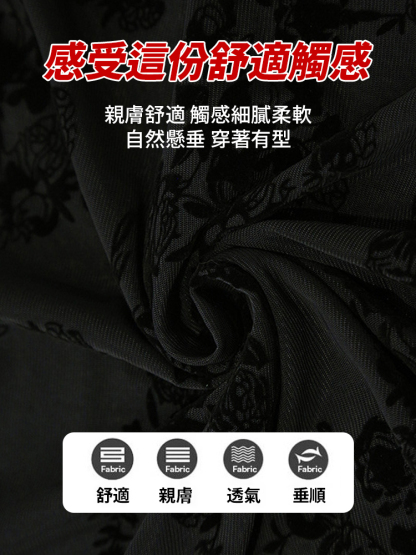 秋冬性感鏤空設計半高領蕾絲打底衫