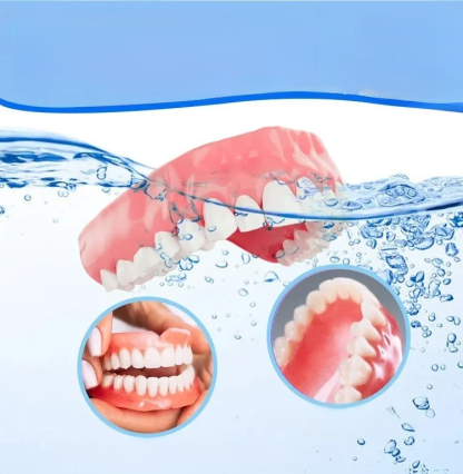 骨骼支撐義齒套裝，超隱形，容易配戴好清潔！ 1秒鐘即可安裝，舒適穩固，軟韌不磨嘴，無需牙醫