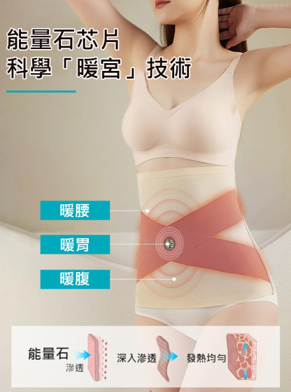 【秒變小蠻腰】能量石強力燃脂收腹帶