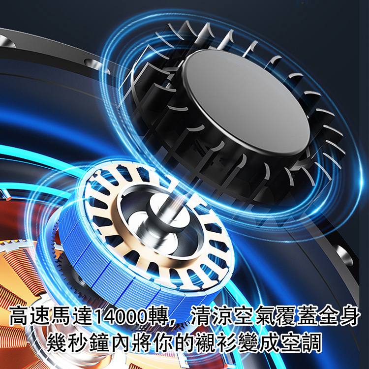 掛腰風扇便攜usb手持小電扇
