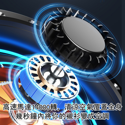 掛腰風扇便攜usb手持小電扇