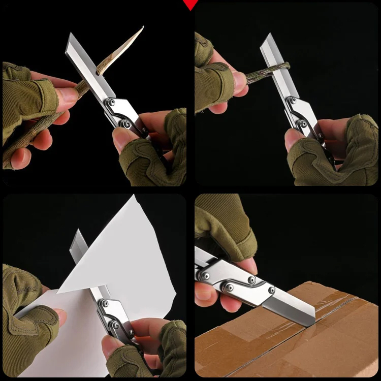 【台灣刀具協會推薦】四不像機械解壓玩具，不鏽鋼刀刃鋒利耐用，小巧可掛鑰匙扣，隨身攜帶超方便