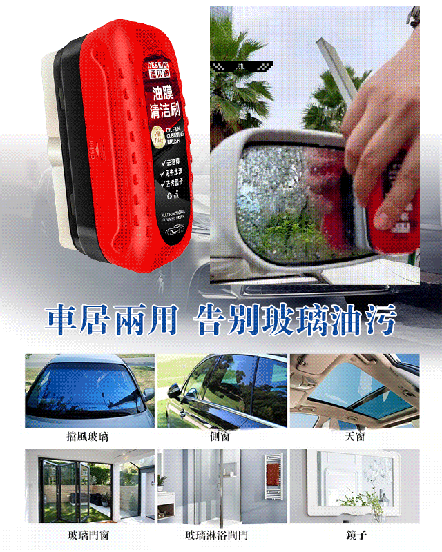 汽車強力玻璃油膜去除劑