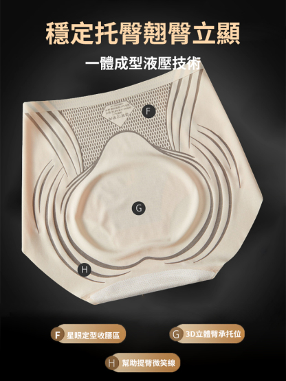 【穿上腰就一尺八】高腰液態抗菌收腹內褲