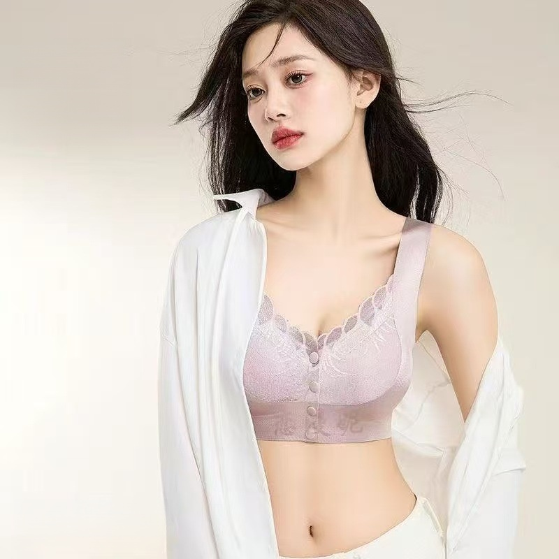 美背抹胸罩聚攏胸罩，前開扣1秒穿脫，提拉不跑杯，穿整天都不悶