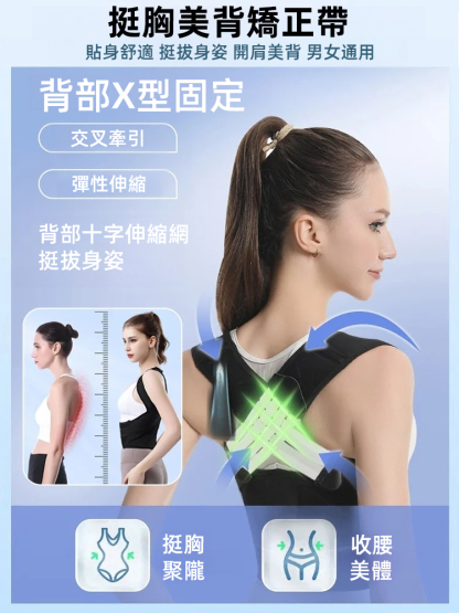 【身體護理必備】防駝背矯正帶