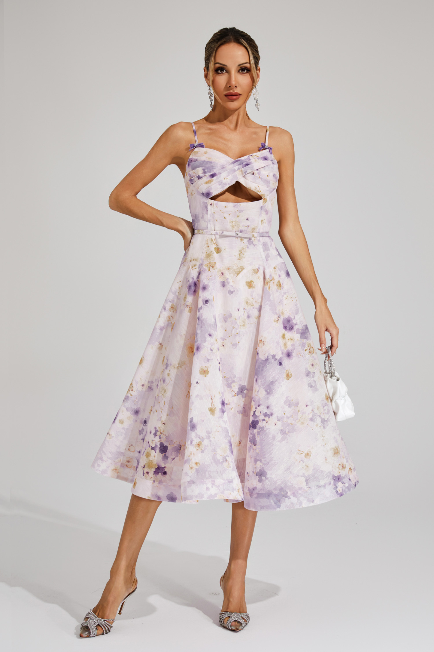 Samuel Purple Holiday Slip Dress