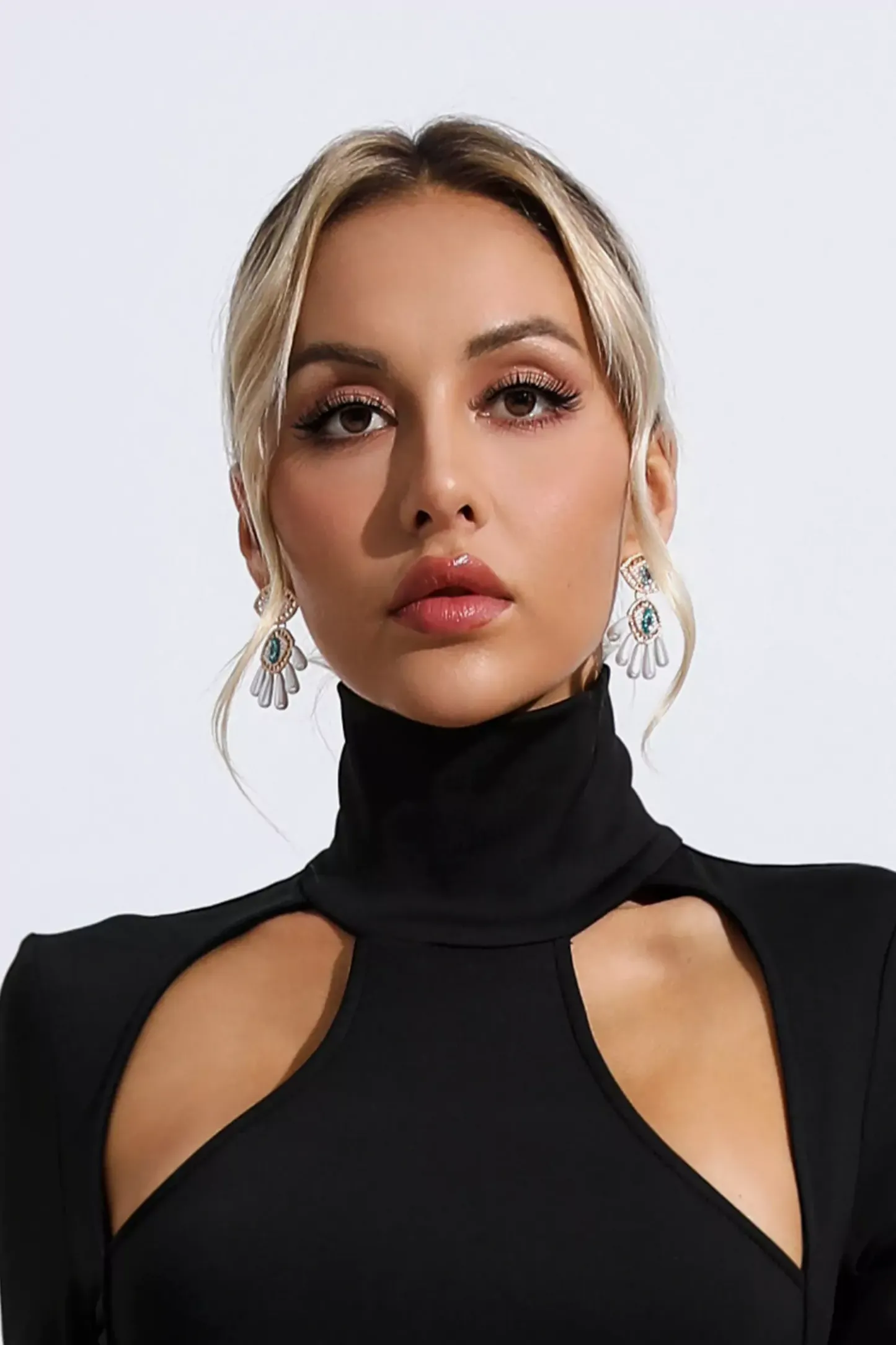 Davy Devil's Eye Pearl Earrings