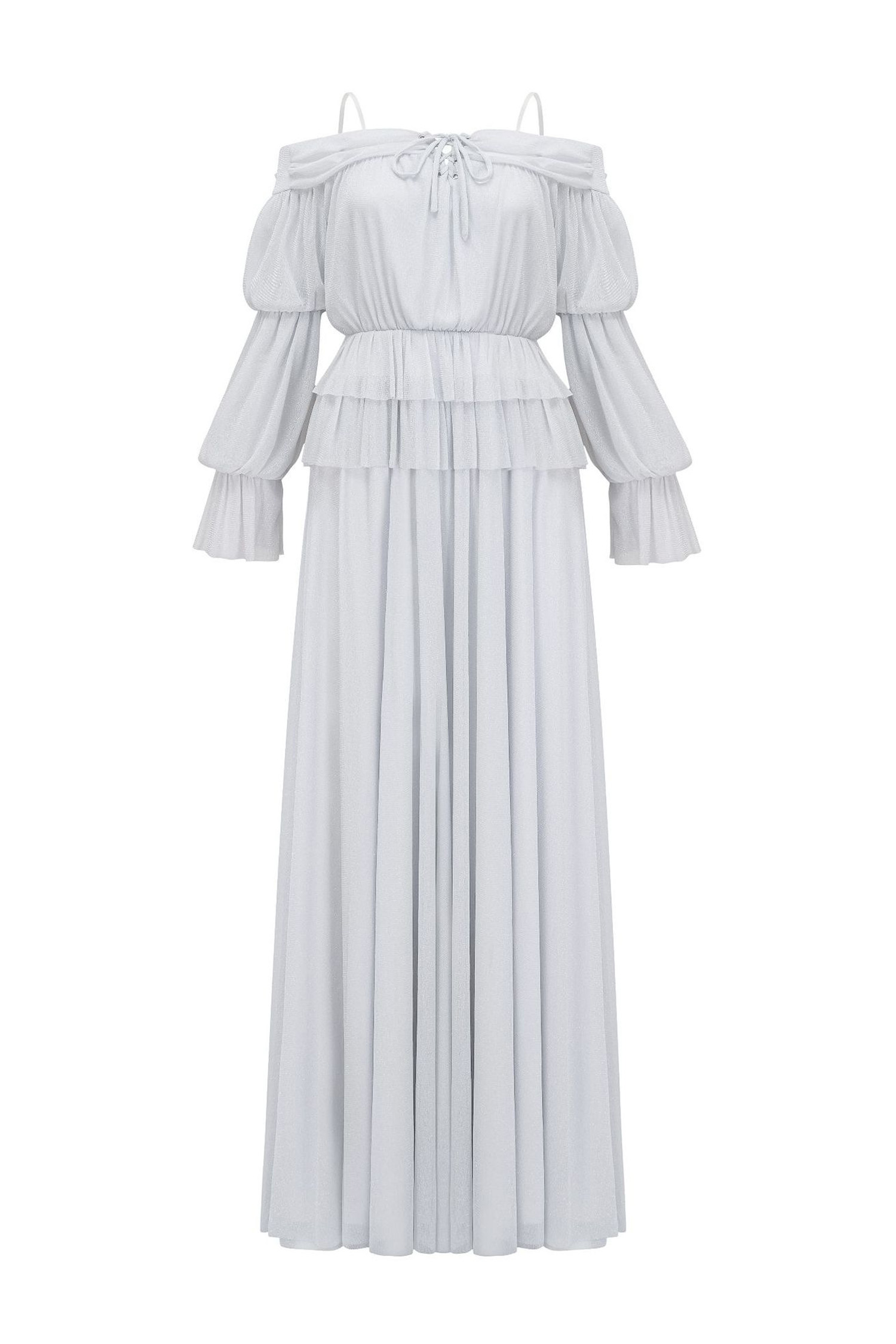 Catharine Grey Off Shoulder Dress