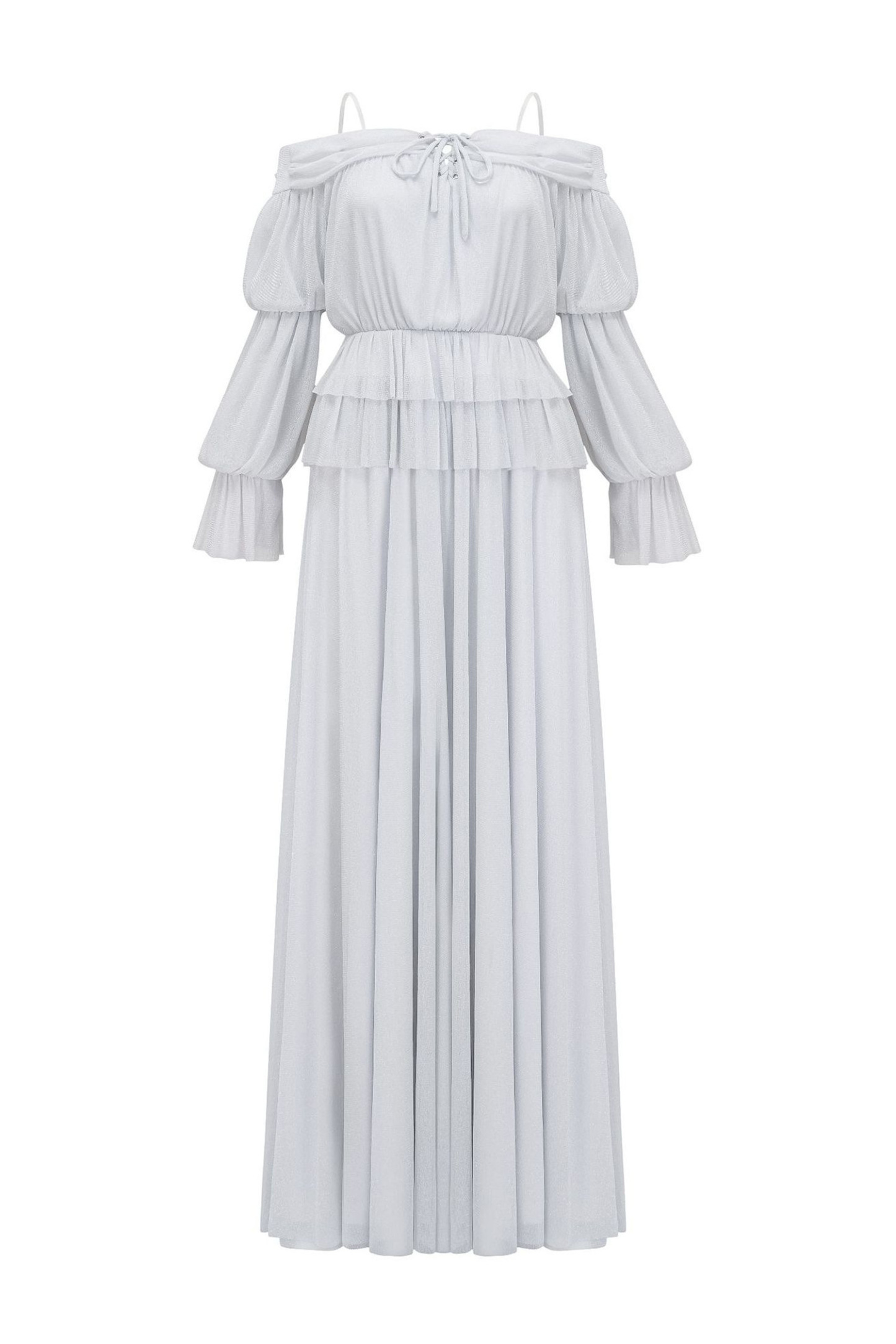 Catharine Grey Off Shoulder Dress