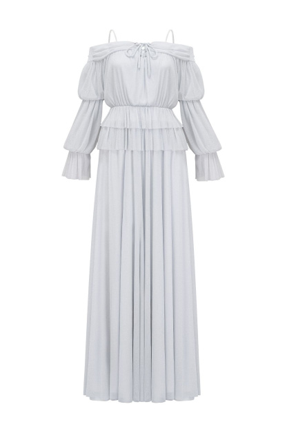 Catharine Grey Off Shoulder Dress