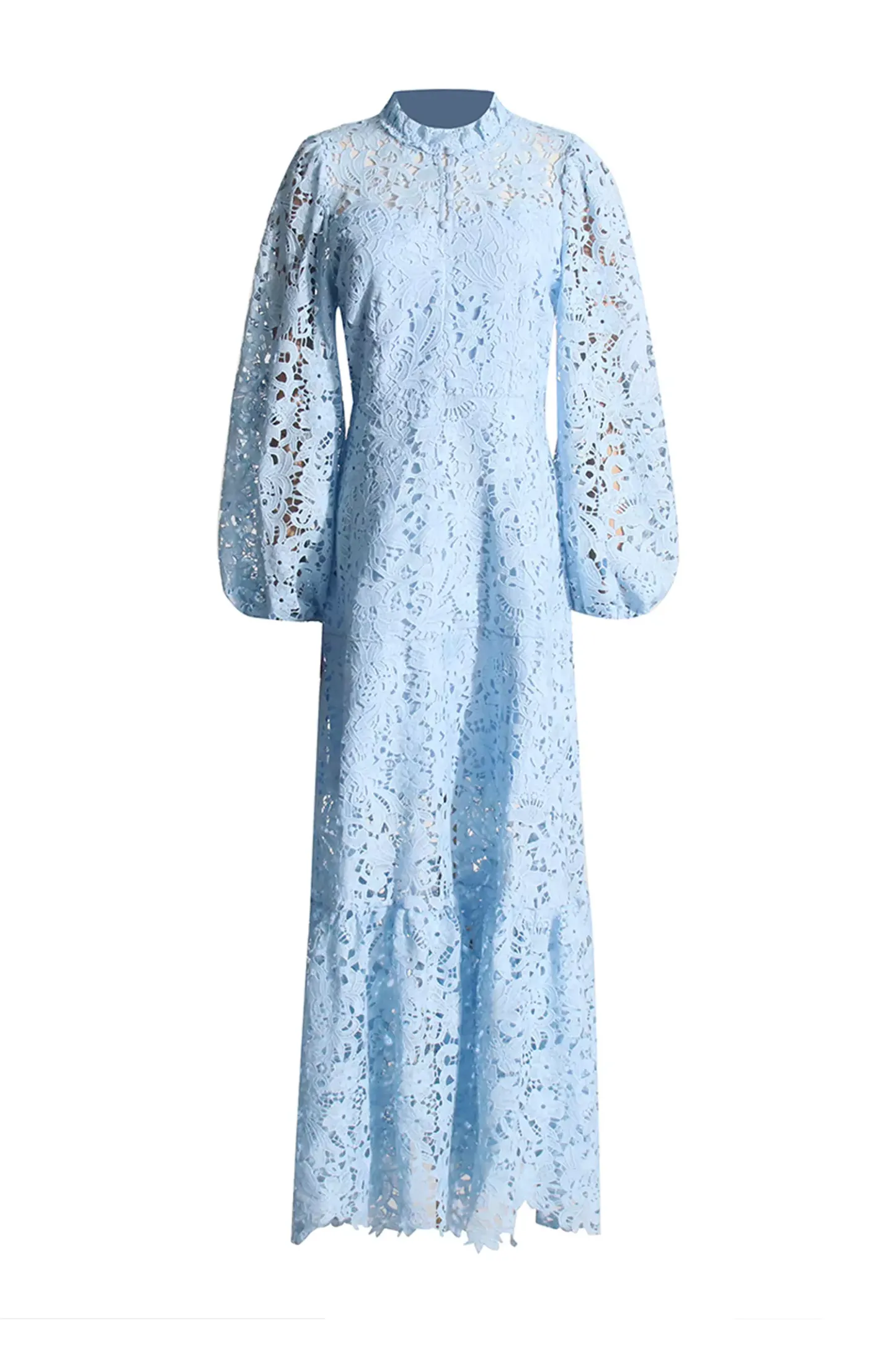 Truman Blue Cut Out Long Sleeve Dress