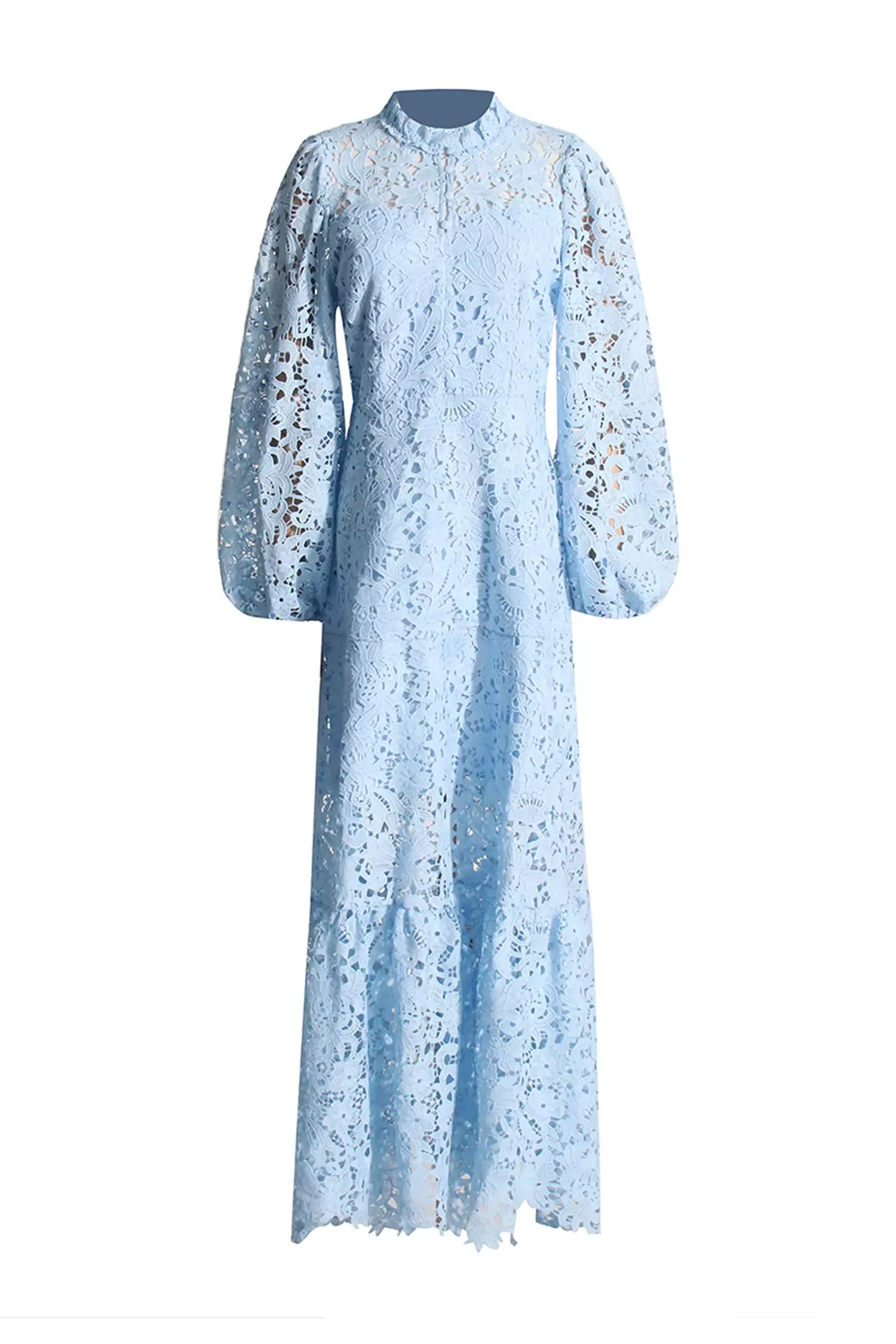 Truman Blue Cut Out Long Sleeve Dress