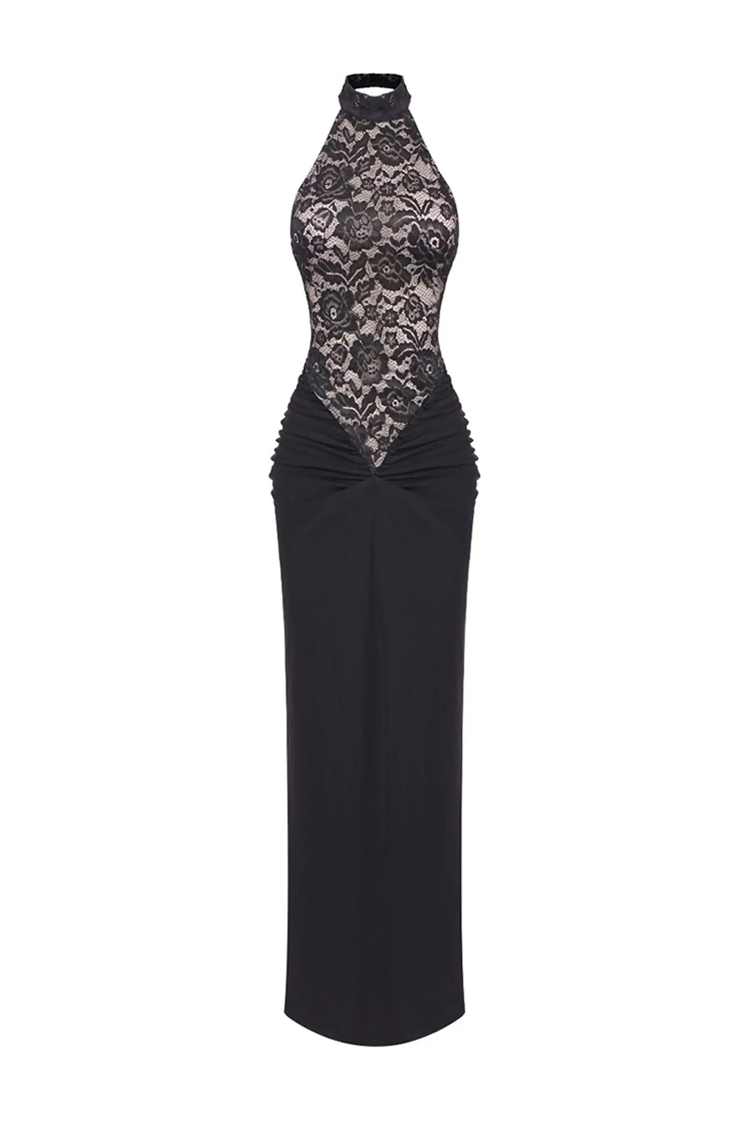 Raman Black Lace Off Shoulder Dress