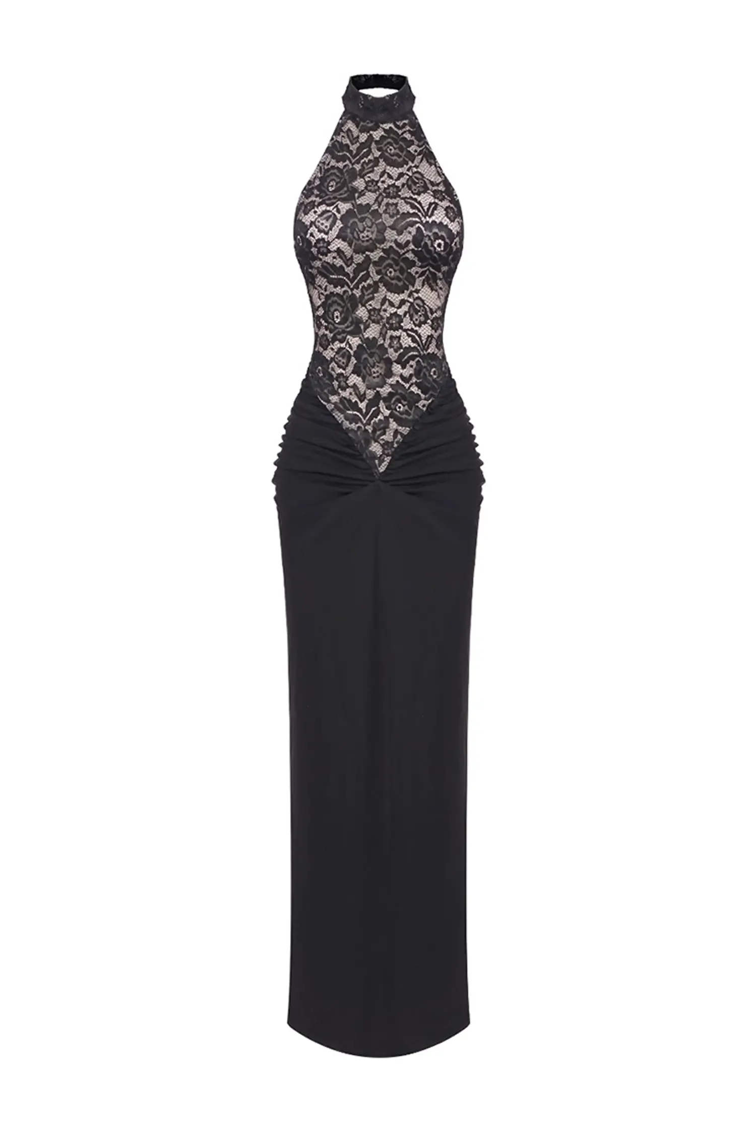 Raman Black Lace Off Shoulder Dress