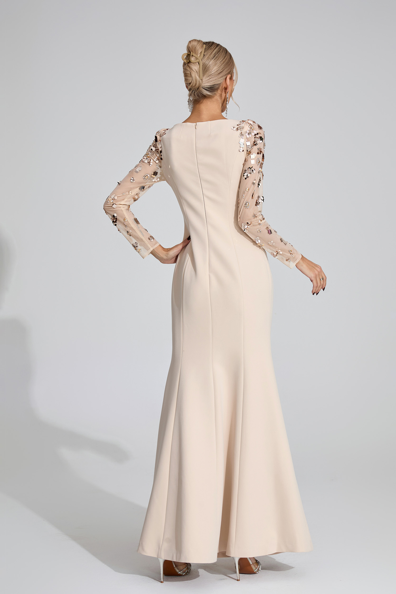 Innis Apricot Diamond Maxi Dress