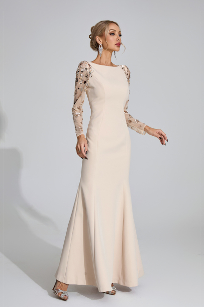Innis Apricot Diamond Maxi Dress