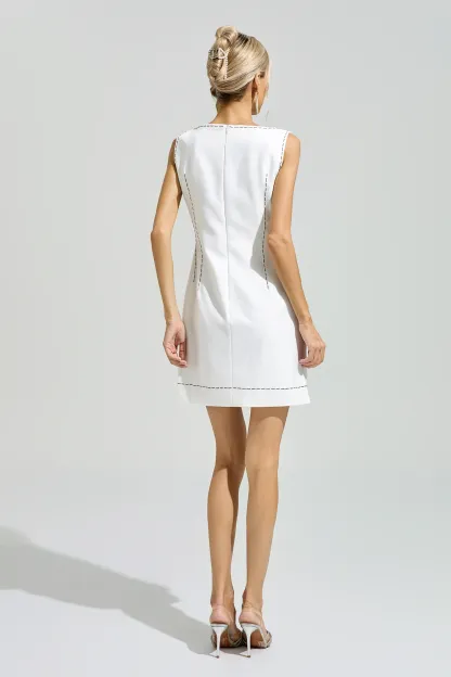 Schulz White Sleeveless Mini Dress