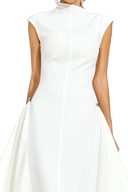 Robinson White Sleeveless Maxi Dress