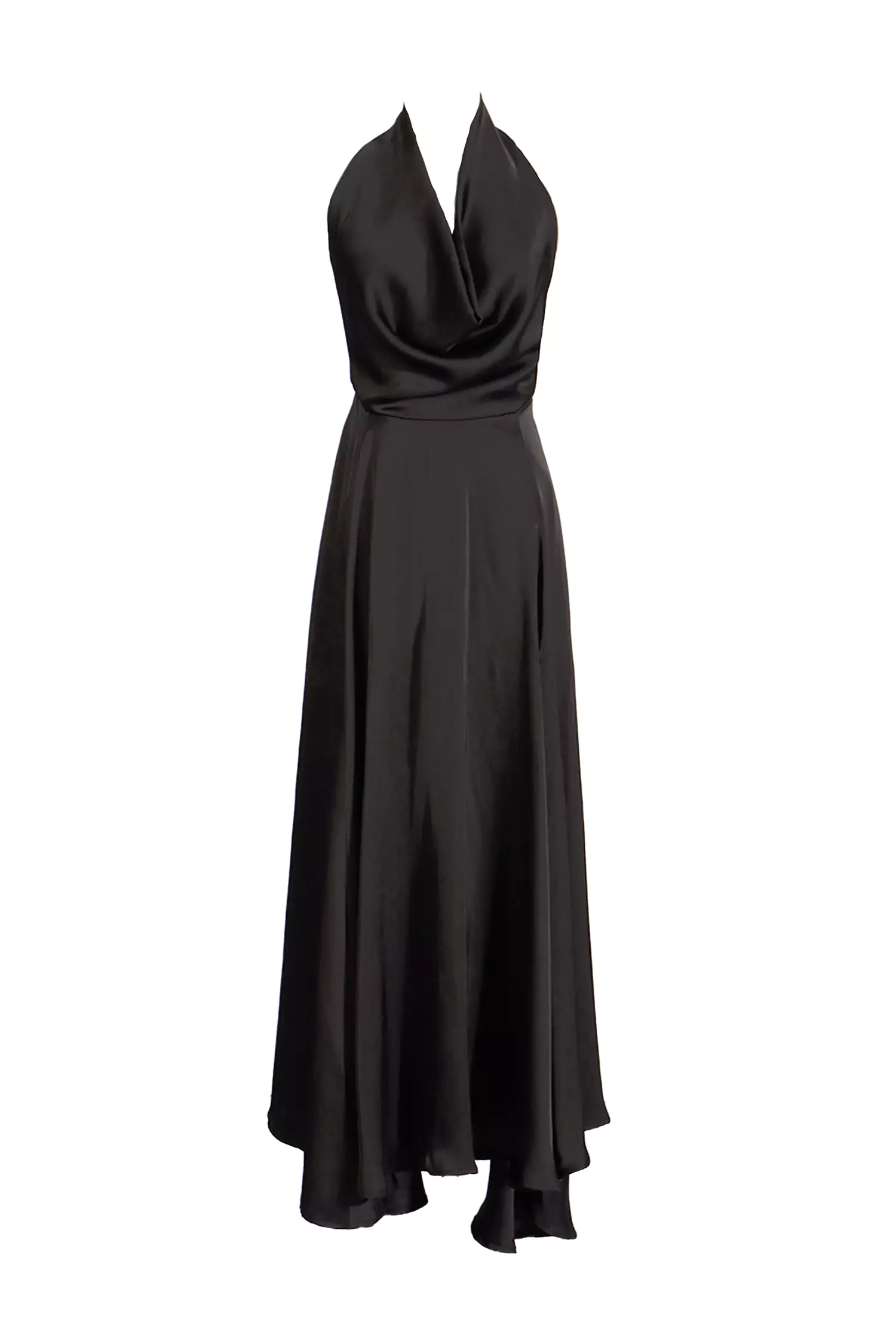 Cowper Black Halter Maxi Dress