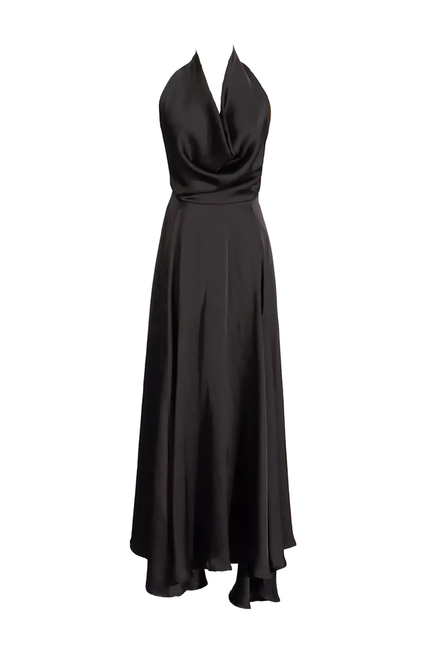 Cowper Black Halter Maxi Dress