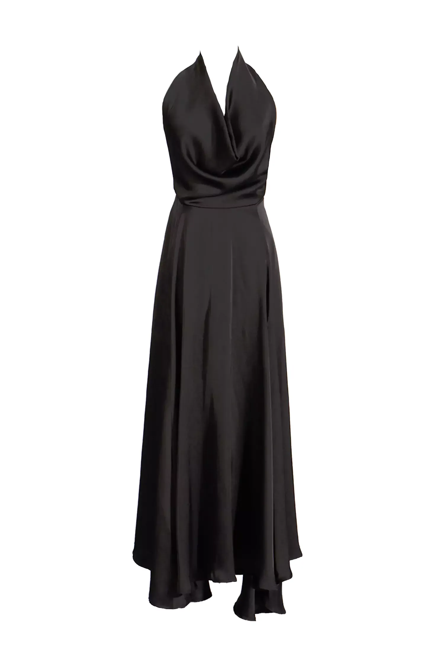 Cowper Black Halter Maxi Dress