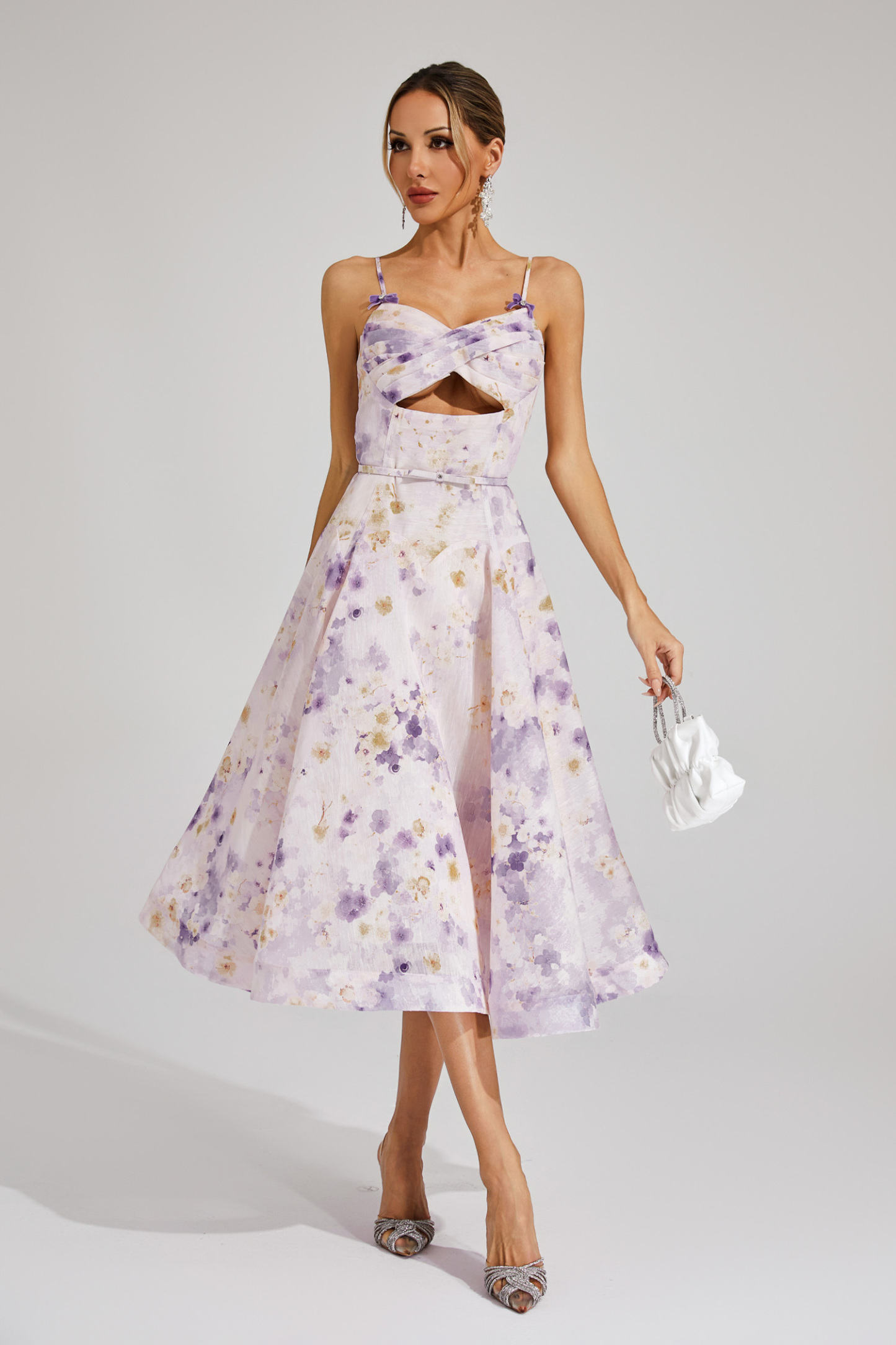 Samuel Purple Holiday Slip Dress