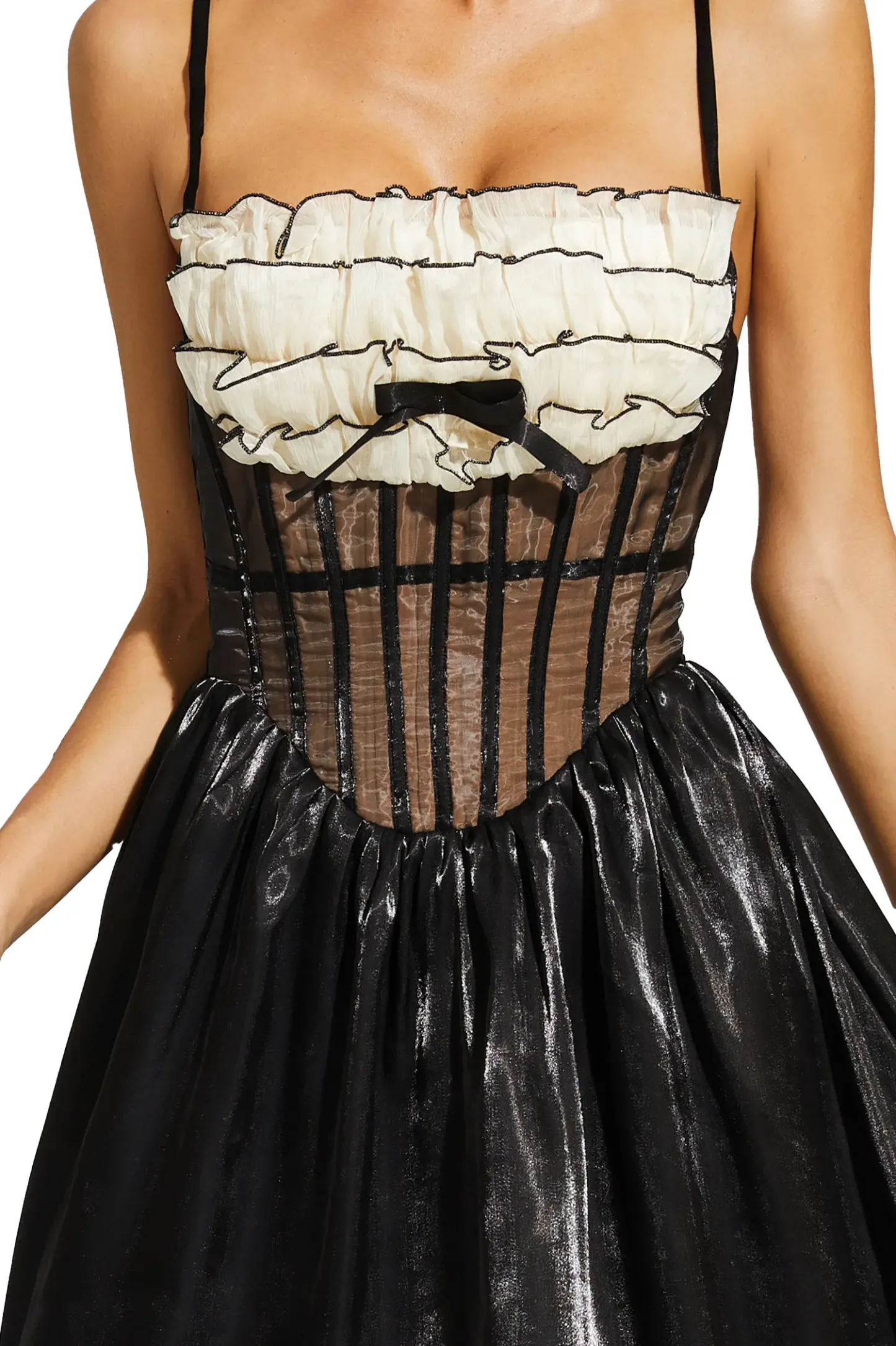 Robeson Black Lace Slip Dress