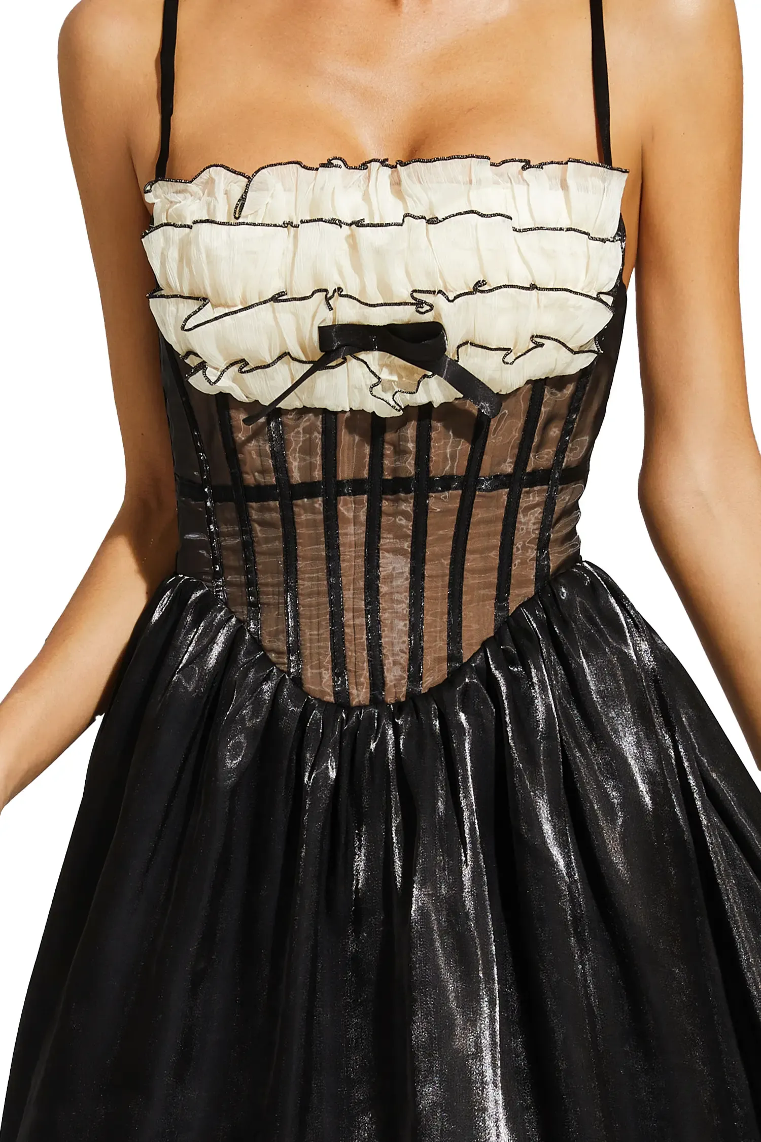 Robeson Black Lace Slip Dress