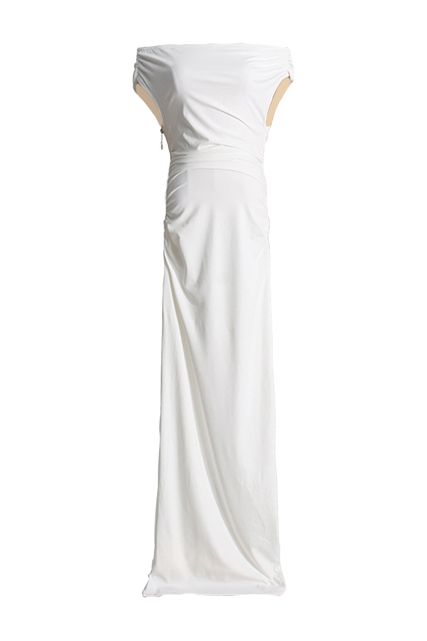 Mirabelle White Off Shoulder Dress
