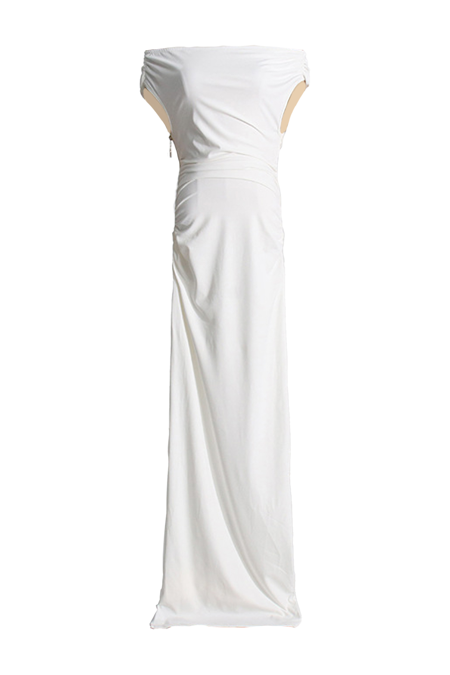 Mirabelle White Off Shoulder Dress