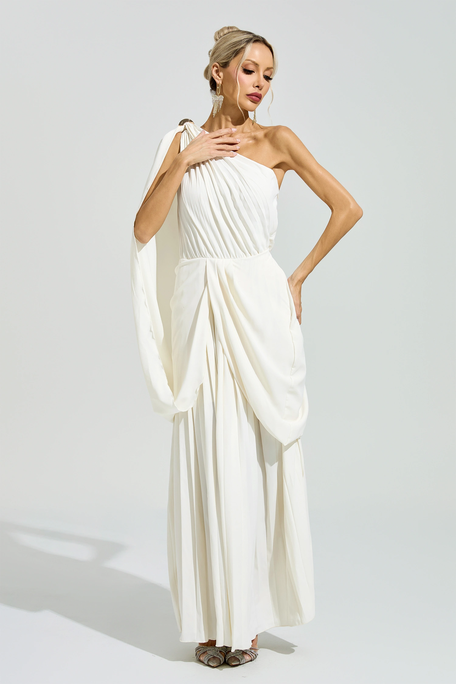 Truth Apricot Sleeveless Maxi Dress