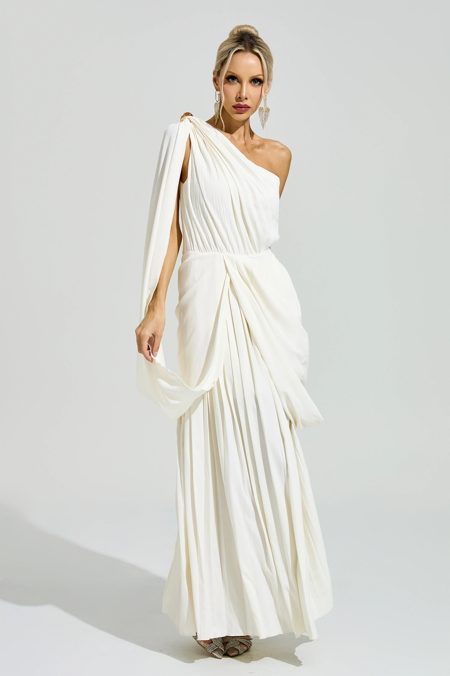 Truth Apricot Sleeveless Maxi Dress