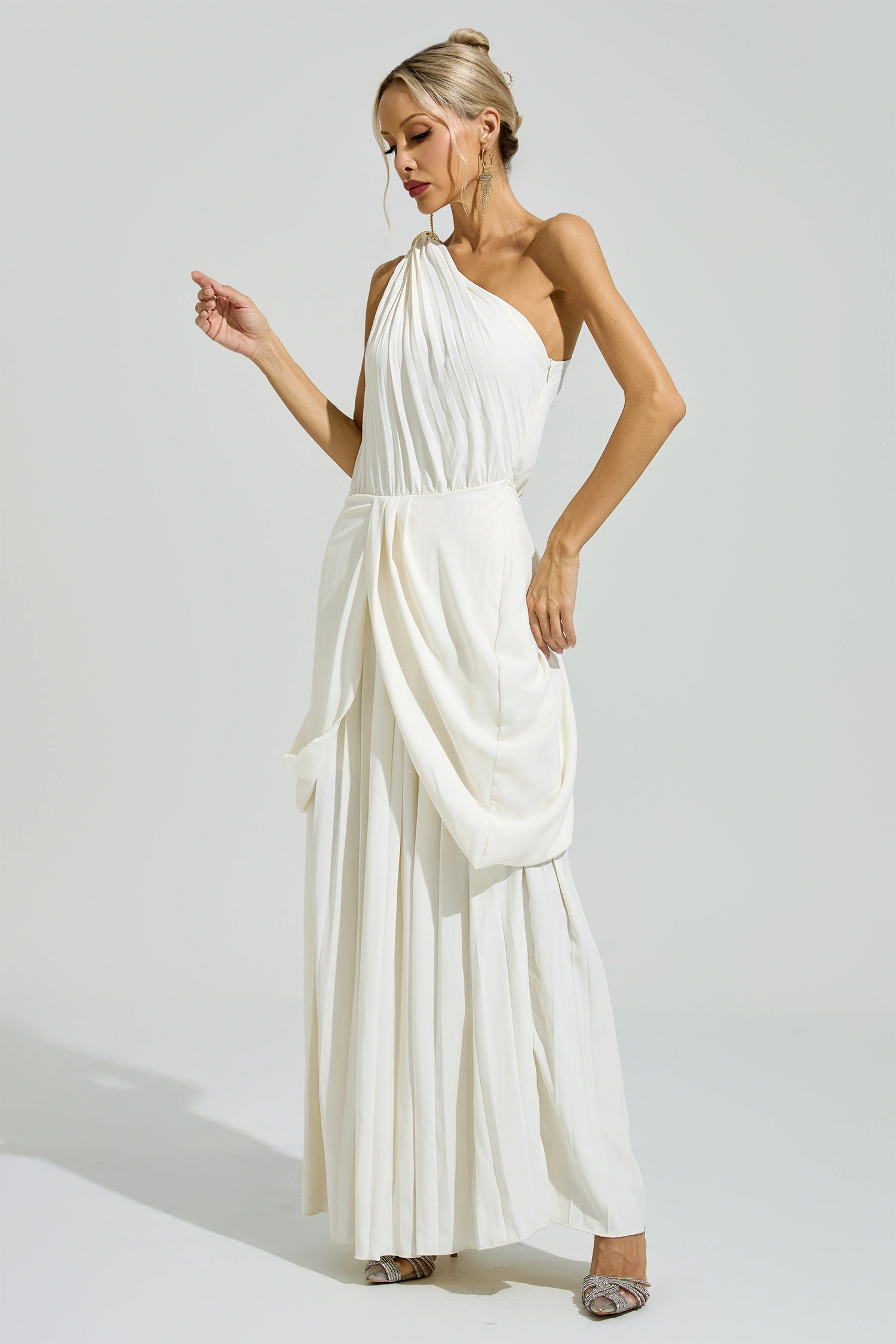 Truth Apricot Sleeveless Maxi Dress