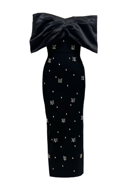 Pollitt Black Diamond Bandage Dress