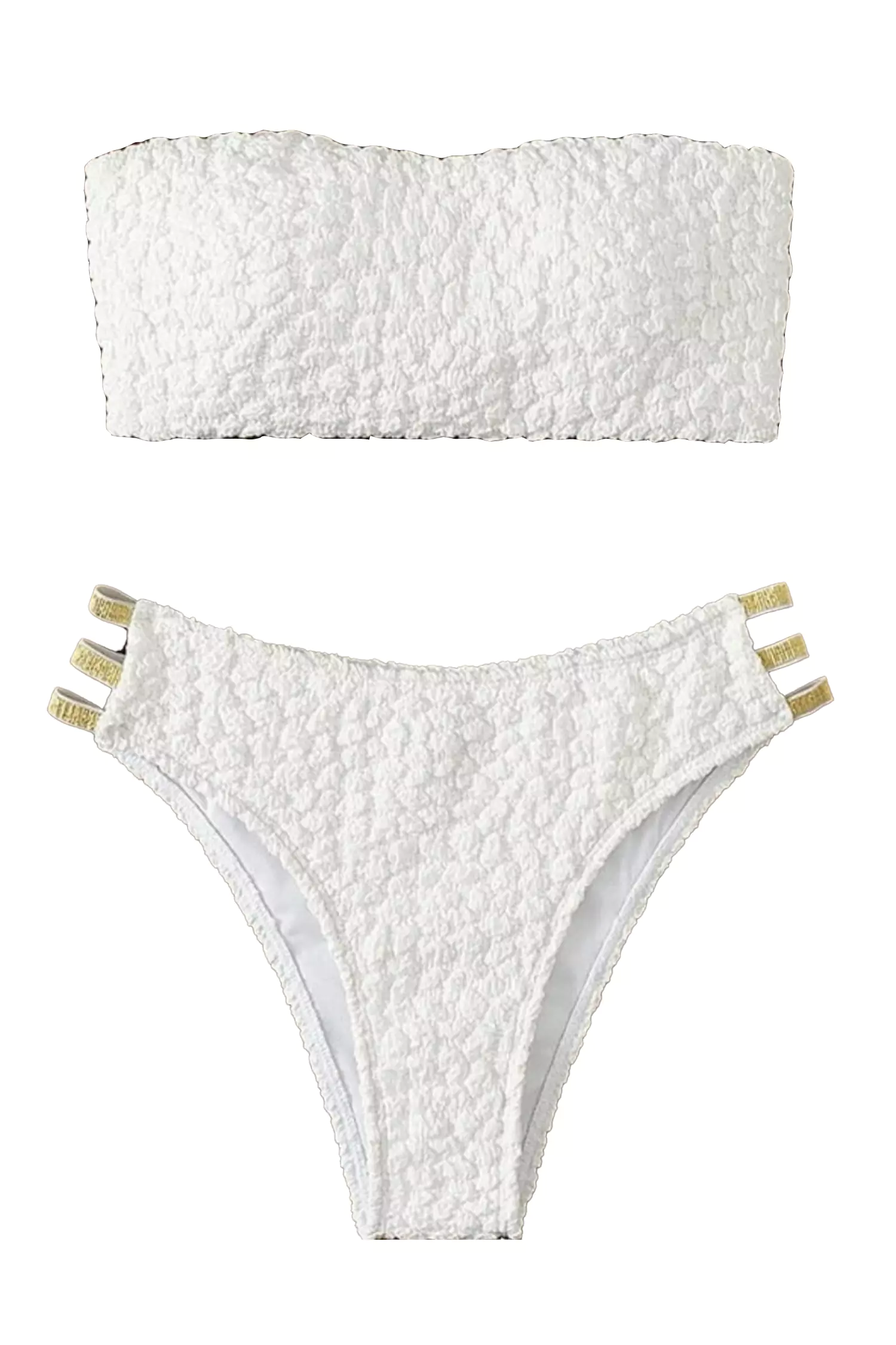 Jeames White Wrap Bikini