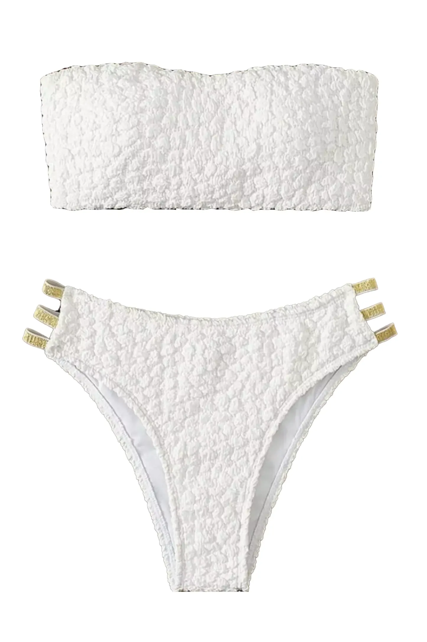 Jeames White Wrap Bikini