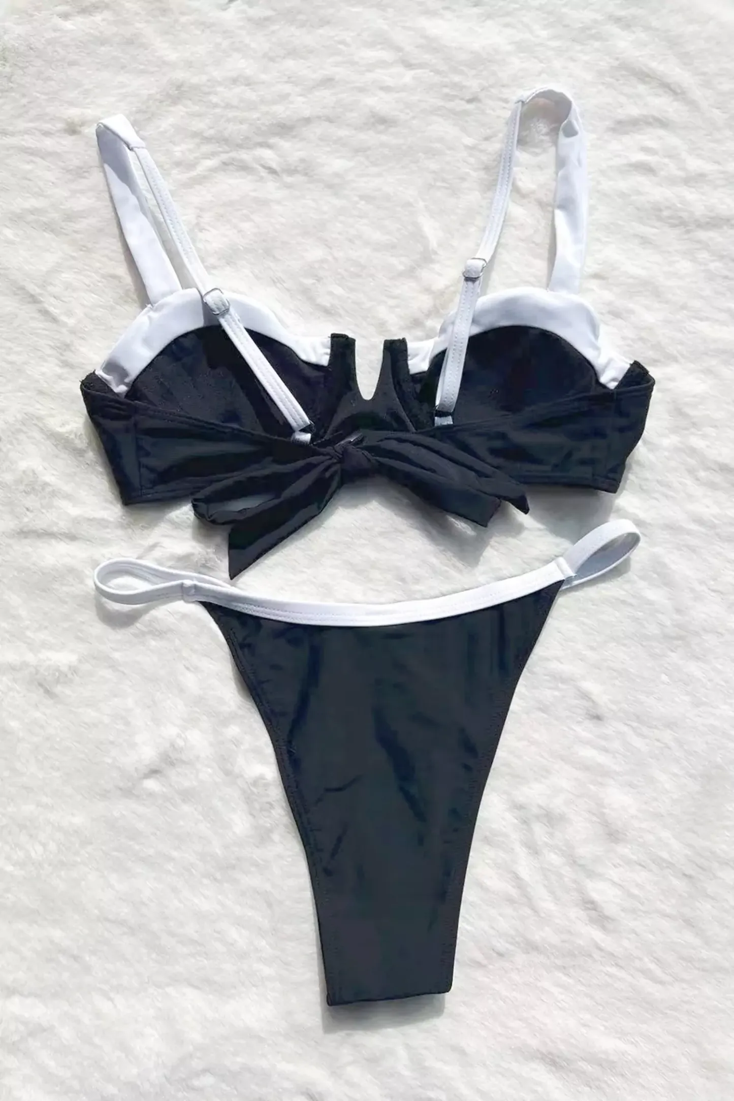 Stephens Black Bandeau Bikini