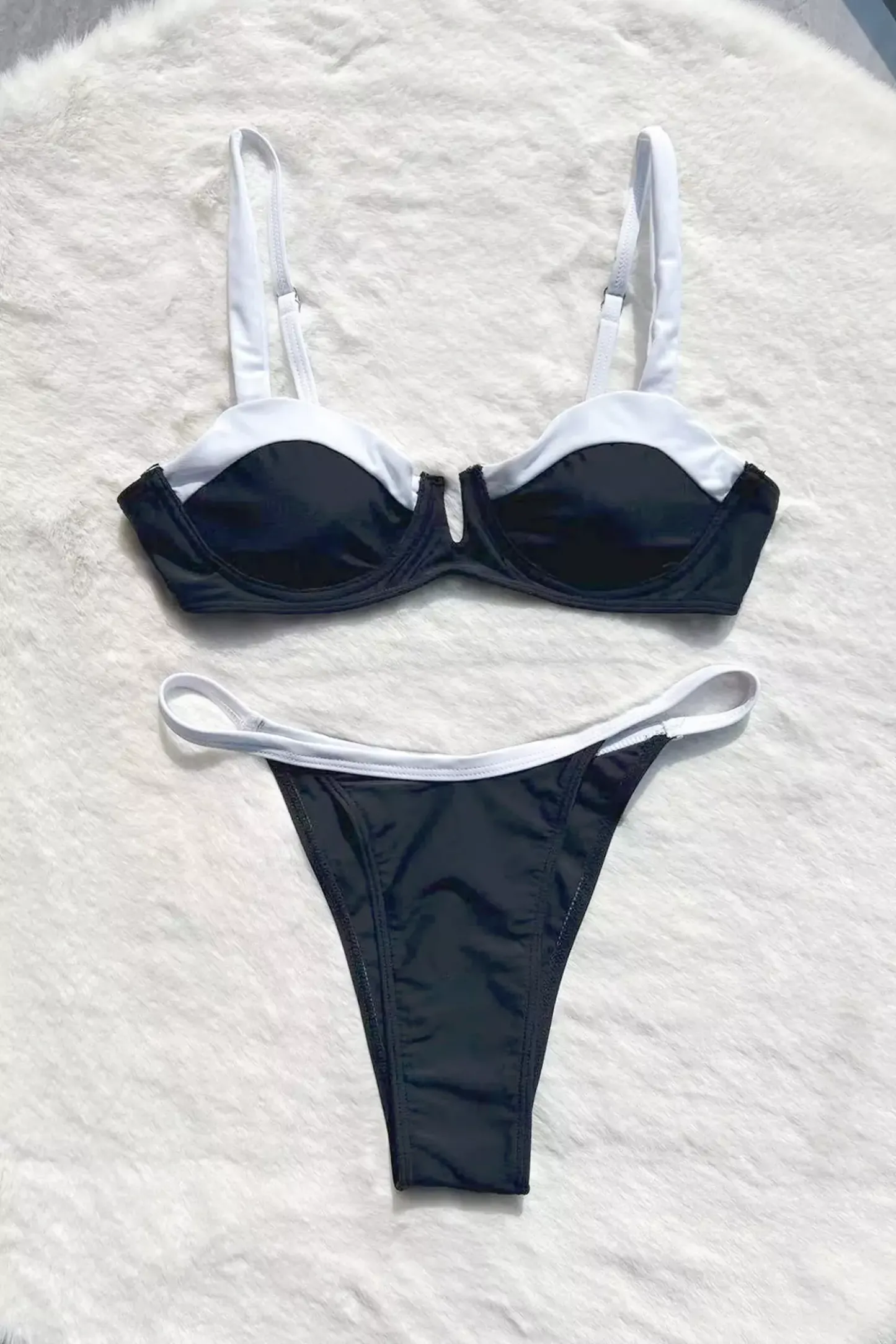 Stephens Black Bandeau Bikini